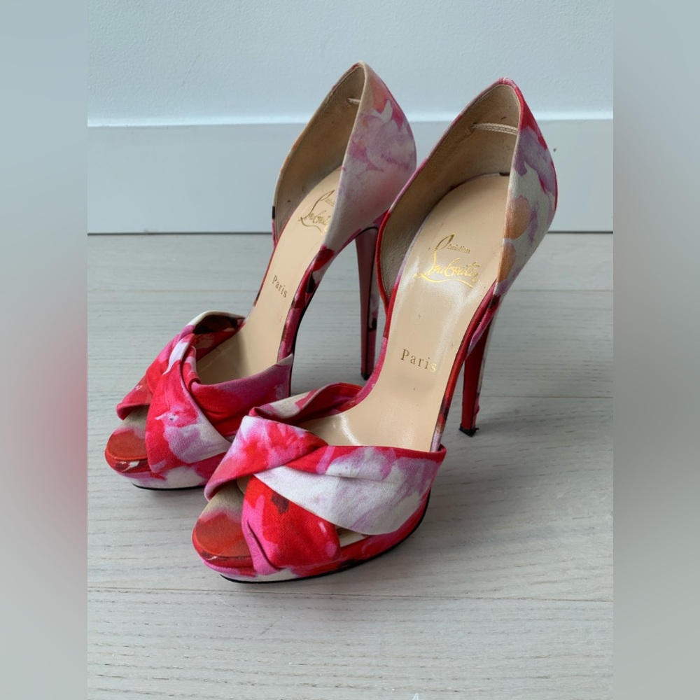 Christian Louboutin size 39 floral print